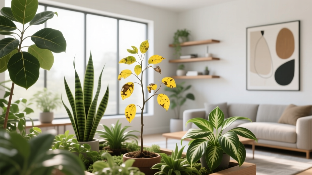 Small Leaves & Yellowing Indoor Plants: Causes & Fixes
