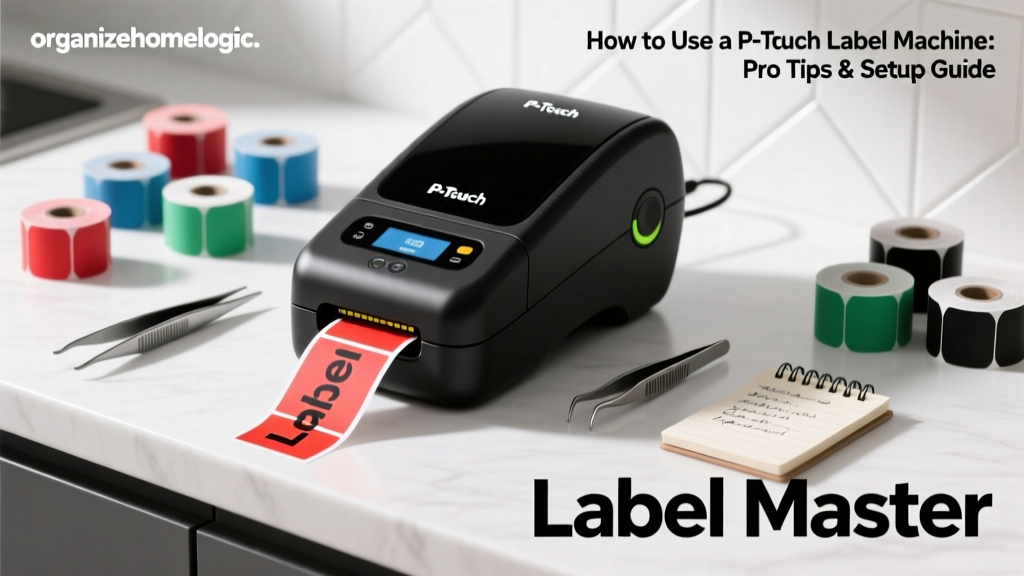 How to Use a P-Touch Label Machine: Pro Tips & Setup Guide