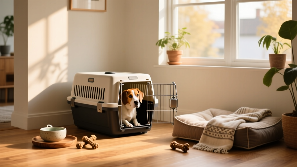 The Best Place For A Dog’s Crate
