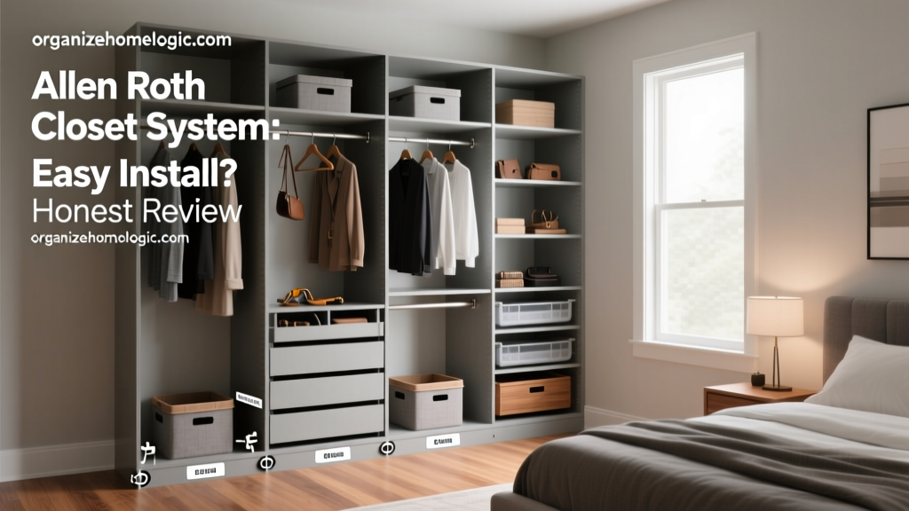 Allen Roth Closet System: Easy Install? Honest Review