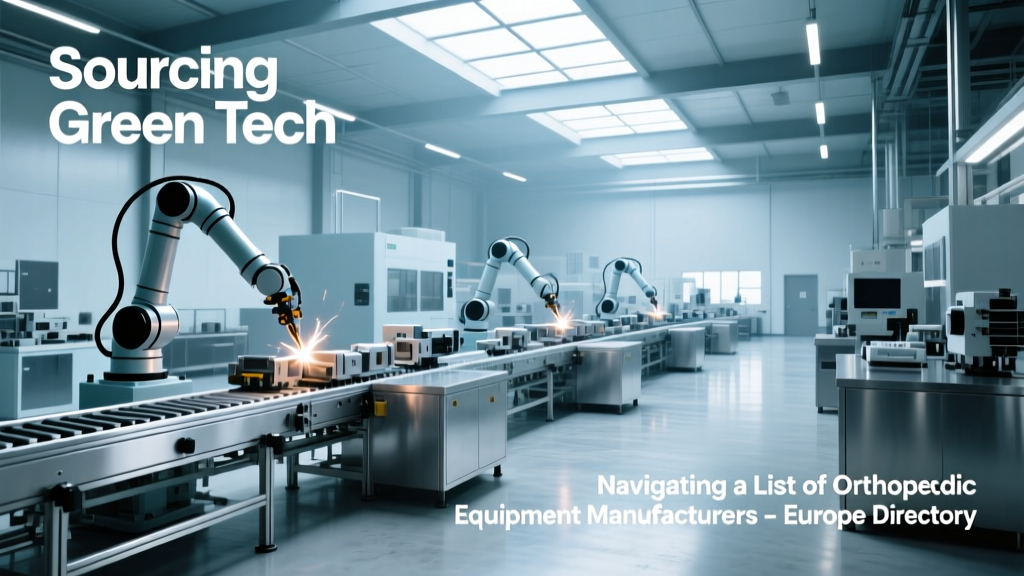 Sourcing Green Tech: Navigating a List of Orthopedic Equipment Manufacturers Europe Directory