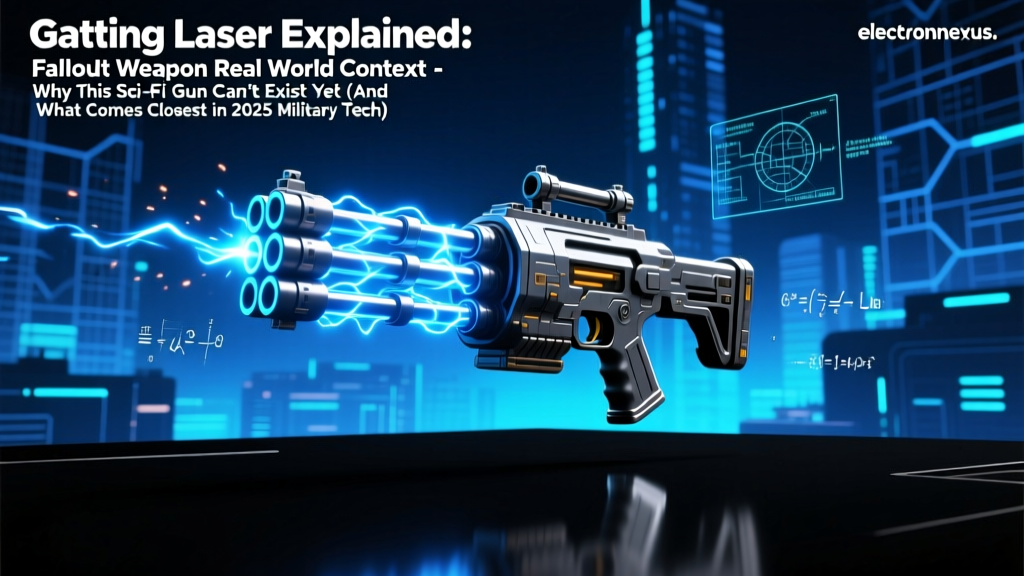 Gatling Laser Explained Fallout Weapon Real World Context: Why This Sci-Fi Gun Can’t Exist Yet (And What Comes Closest in 2025 Military Tech)