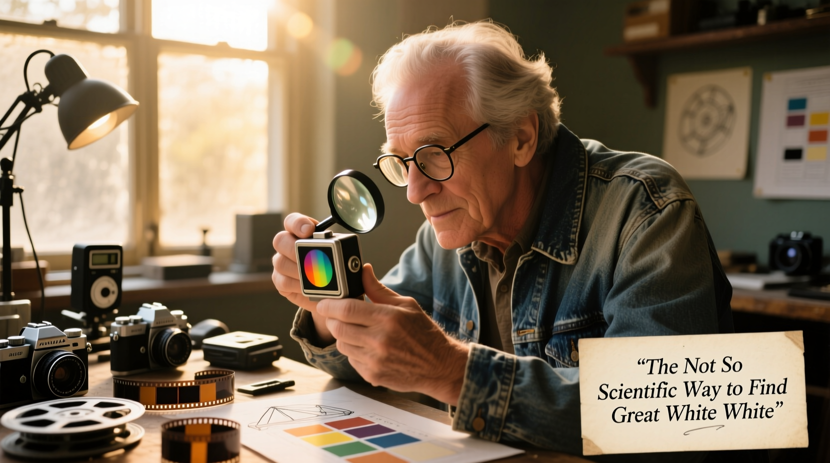the not so scientific way to find great white balance o