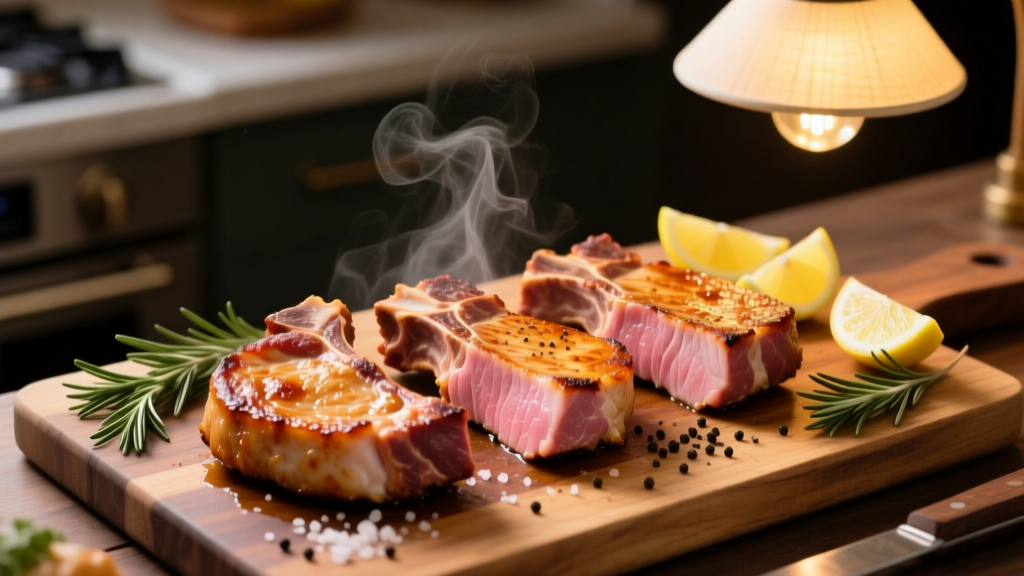 Perfect One Inch Pork Chops in the Air Fryer