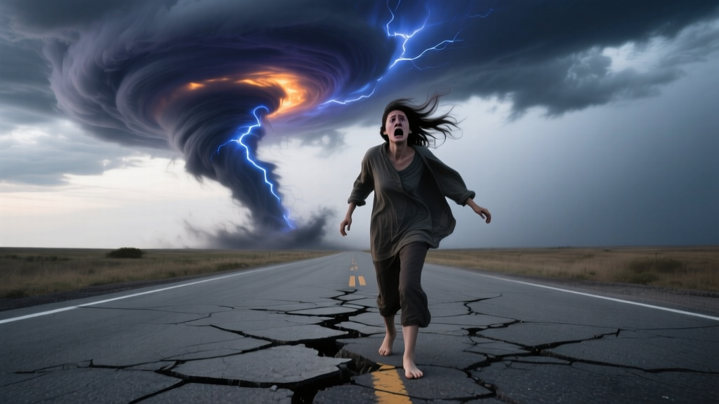 Tornado Feeling Fear: Emotional Dream Meaning