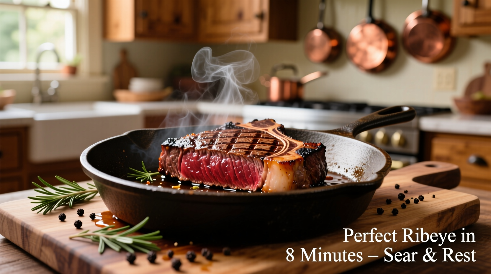 how to cook ribeye in cast iron skillet