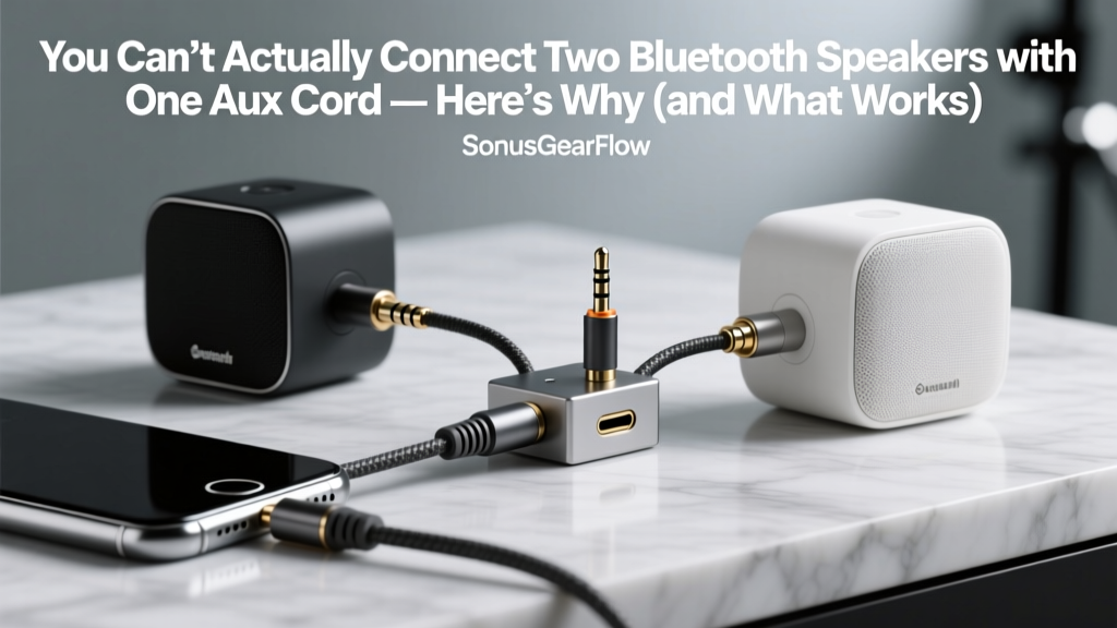 Bluetooth Speakers with One Aux Cord: Why It Fails