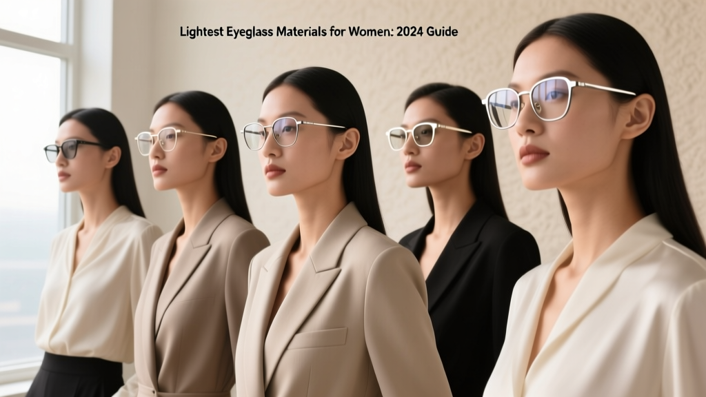 Lightest Eyeglass Materials for Women: 2024 Guide