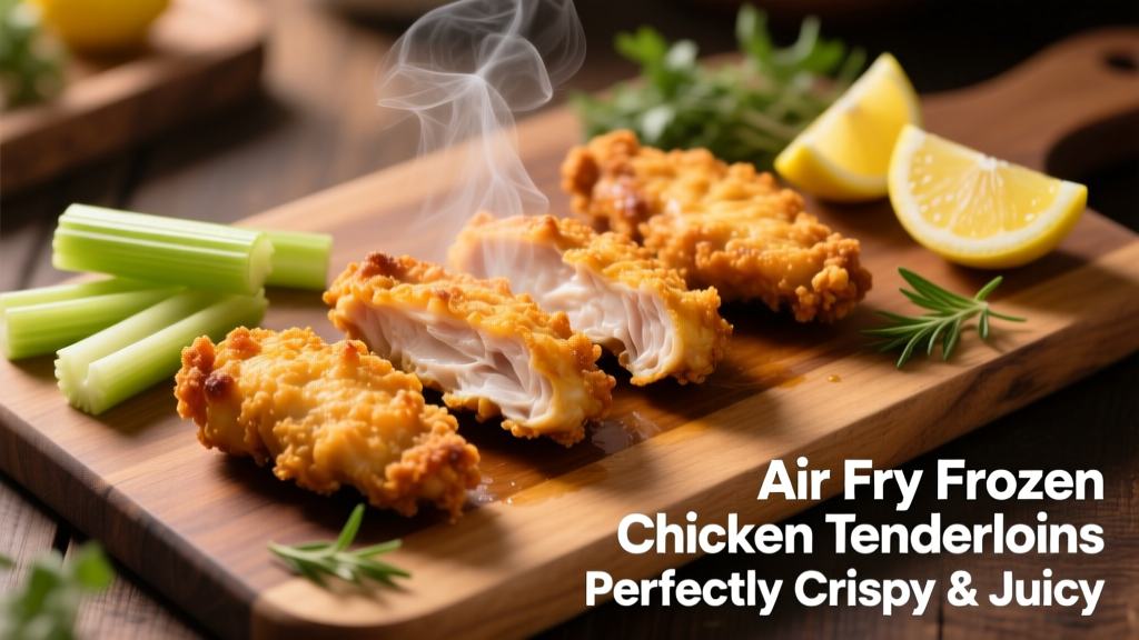 Air Fry Frozen Chicken Tenderloins Crispy & Juicy