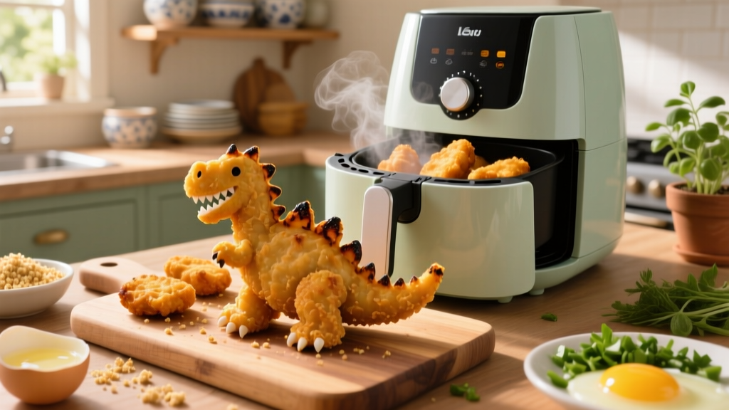 Dino Chicken Nuggets in Air Fryer: Crispy & Kid-Loved!