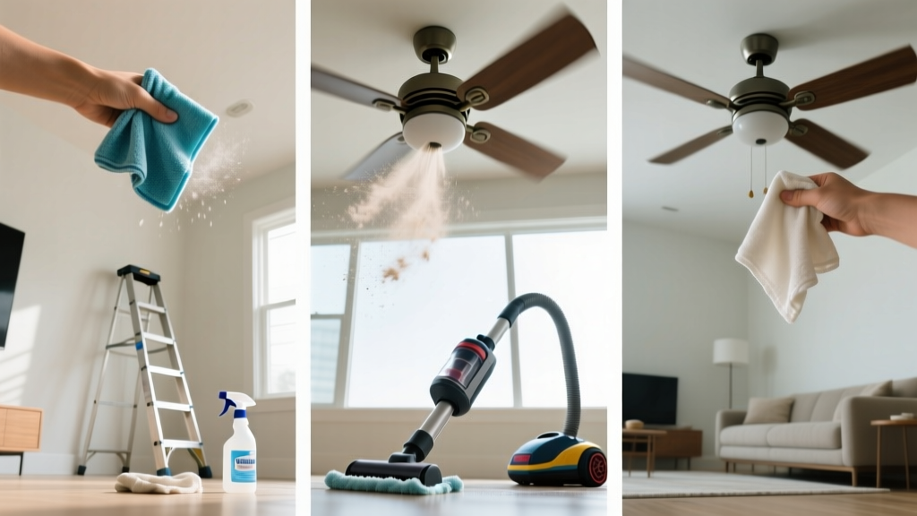 Proven: How to Clean Ceiling Fan Without Baking Soda