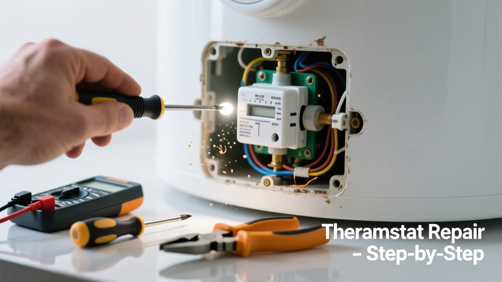 Fixing a Noisy Water Heater Thermostat Failure