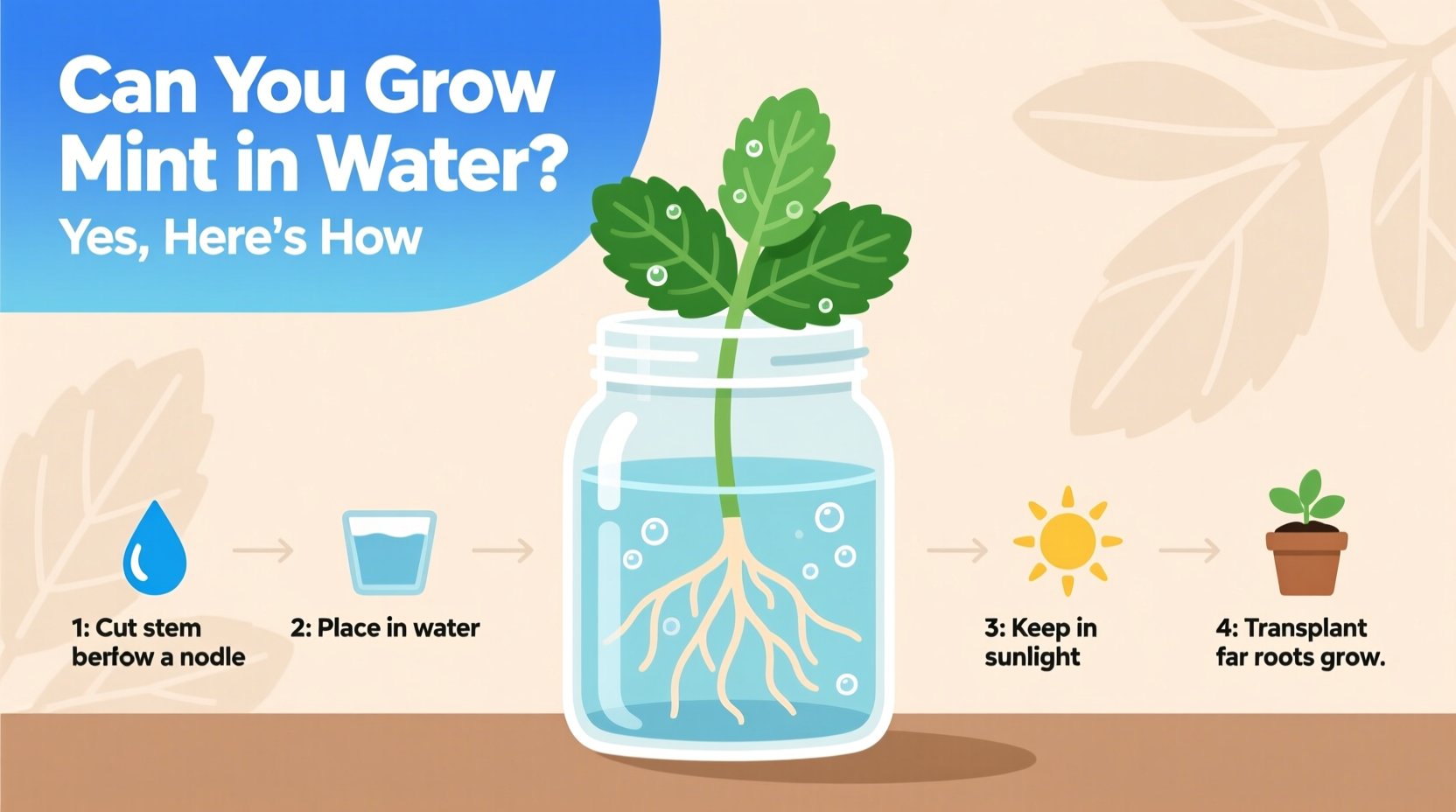 Can You Grow Mint In Water