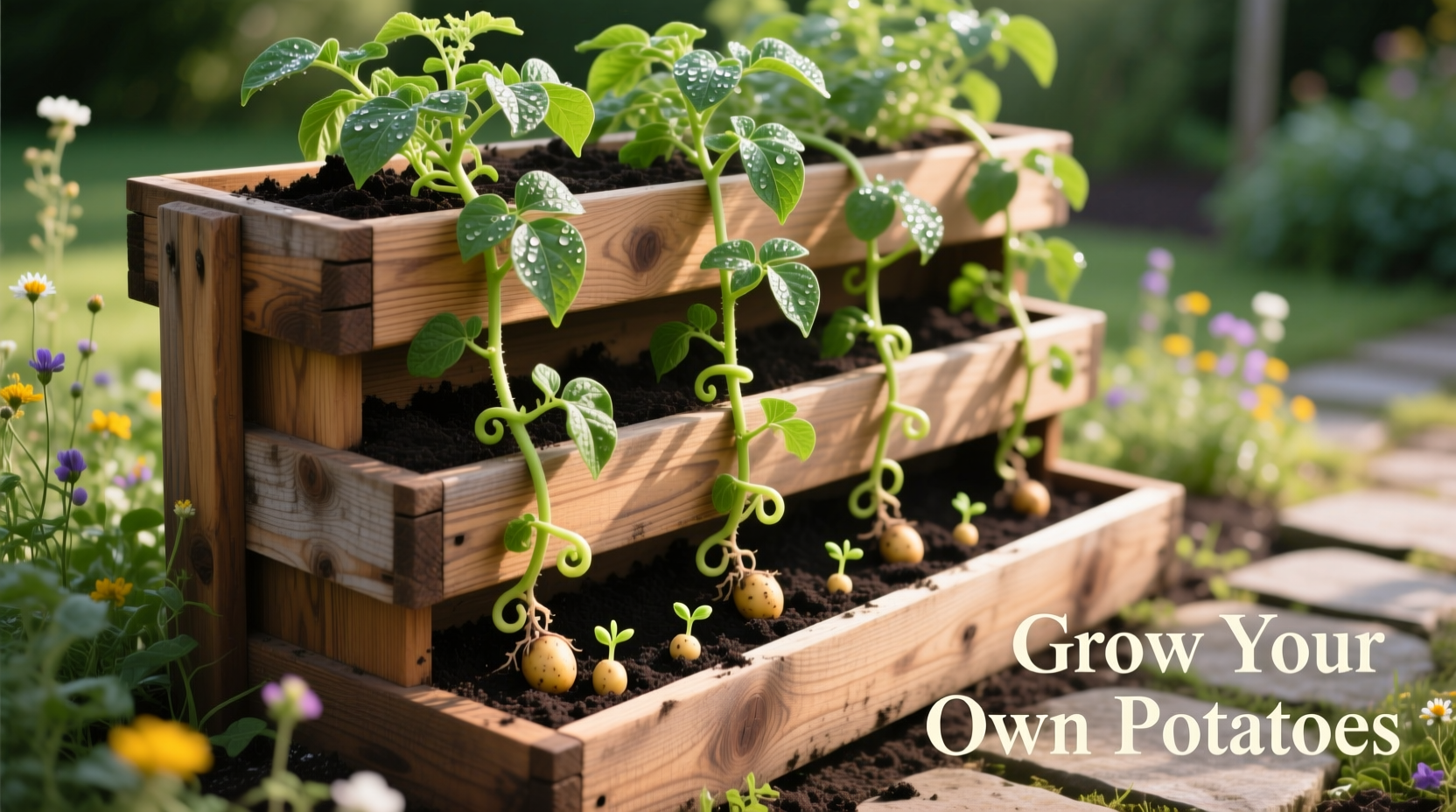 Potato Vine Planter: Space-Saving Growing Solution