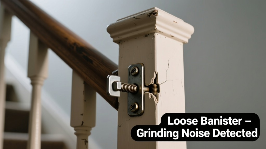 Banister Loose Making Grinding Noise: Quick Diagnosis