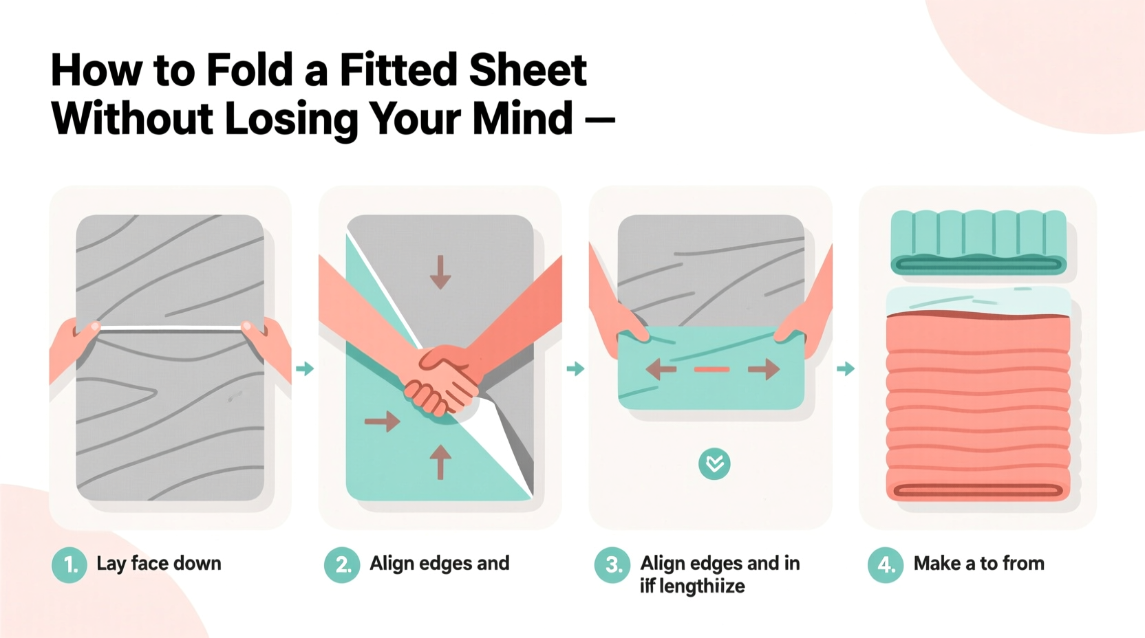 how to fold a fitted sheet without losing your mind