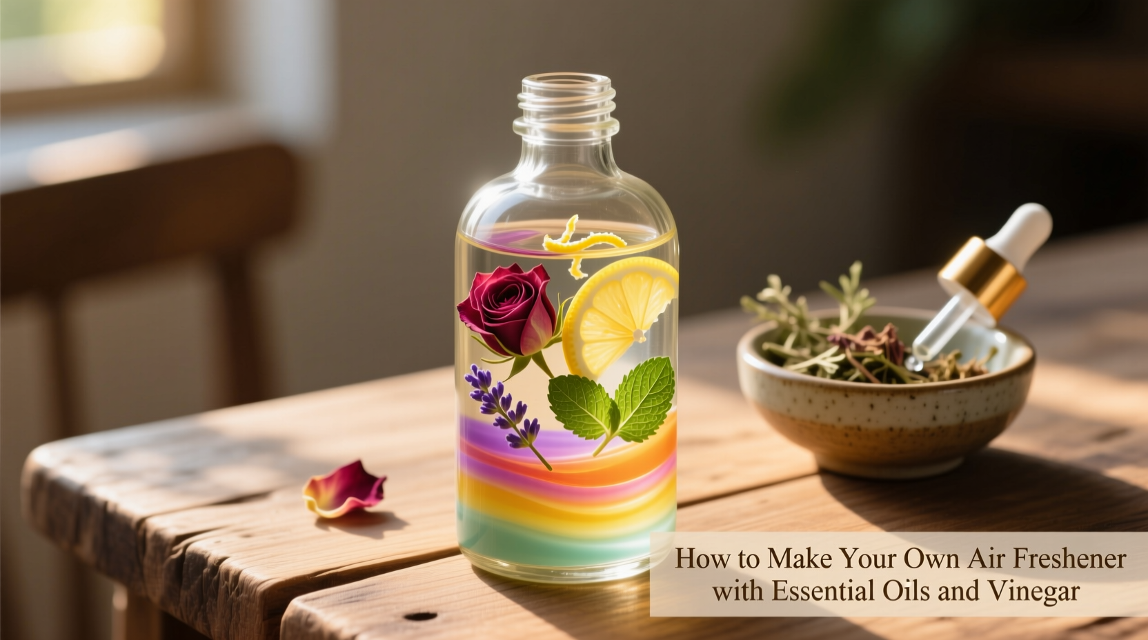 how to make your own air freshener with essential oils and vinegar