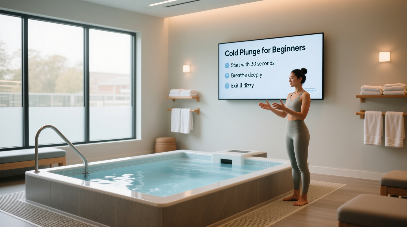 is cold plunging safe for beginners and how to start gradually