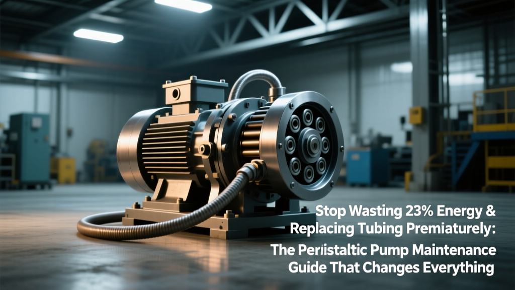 Peristaltic Pump Maintenance: Cut Downtime 68%, Save 23%