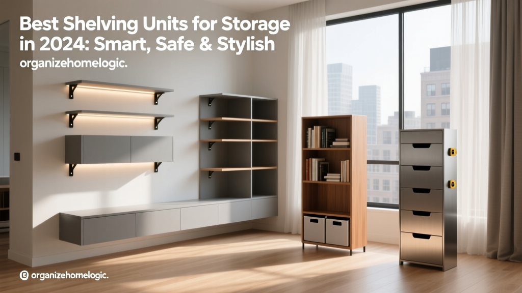 Best Shelving Units for Storage in 2024: Smart & Stylish