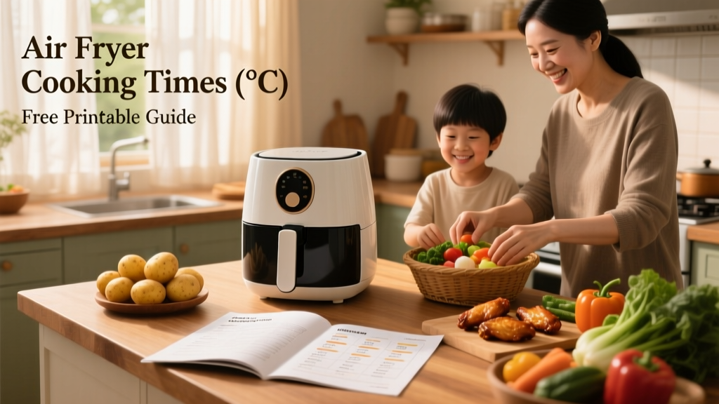 Air Fryer Cooking Times Chart (Celsius) — Free Guide
