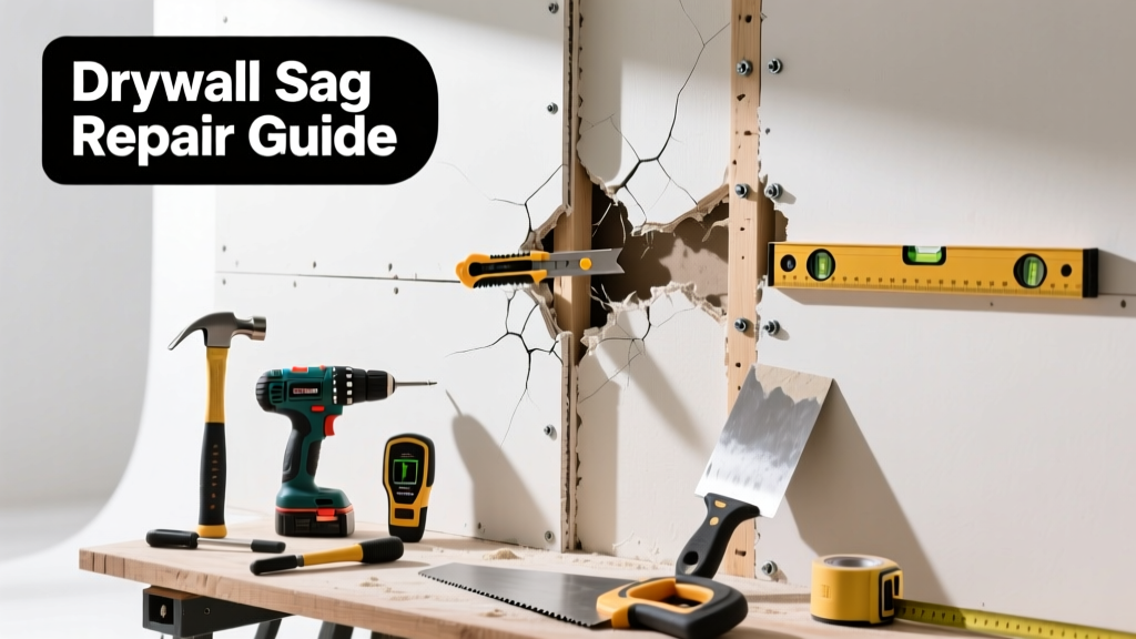 Fixing Drywall Sagging: Causes, Repair Steps & Pro Tips