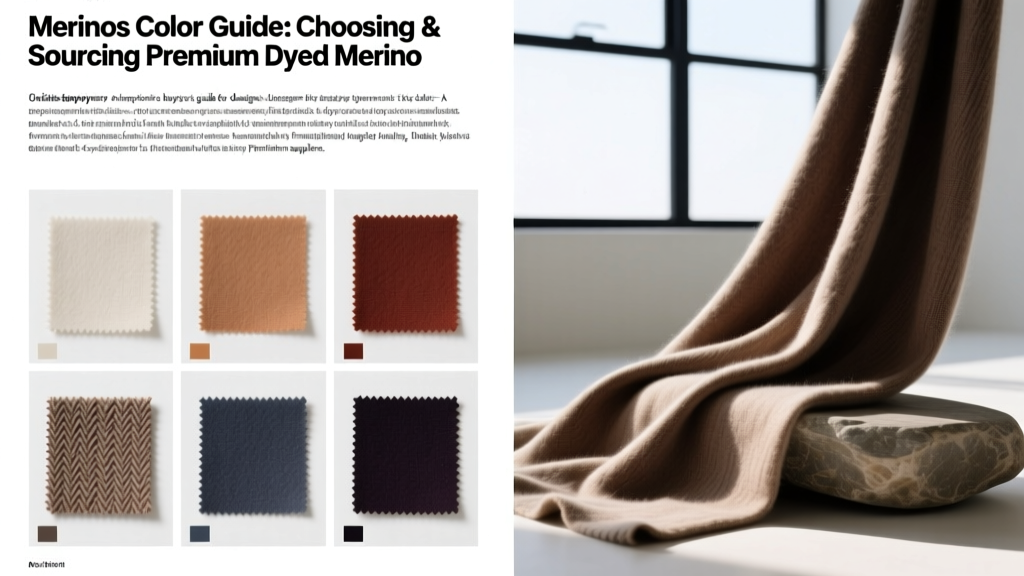 Merinos Color Guide: Choosing & Sourcing Premium Dyed Merino