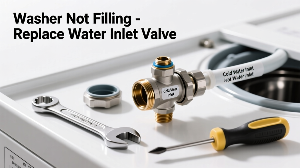 Washer Not Filling? Replace the Water Inlet Valve