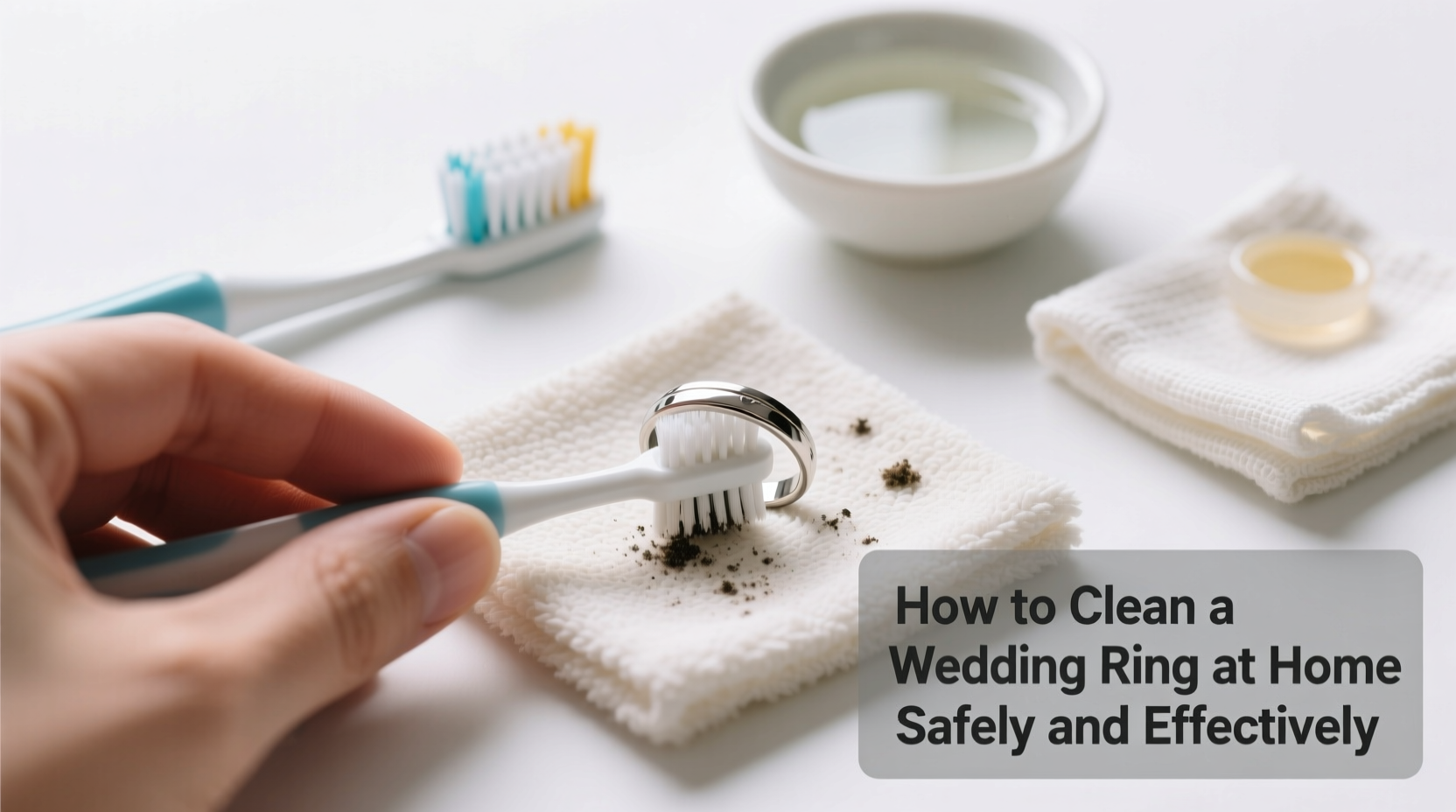 how to clean a wedding ring at home