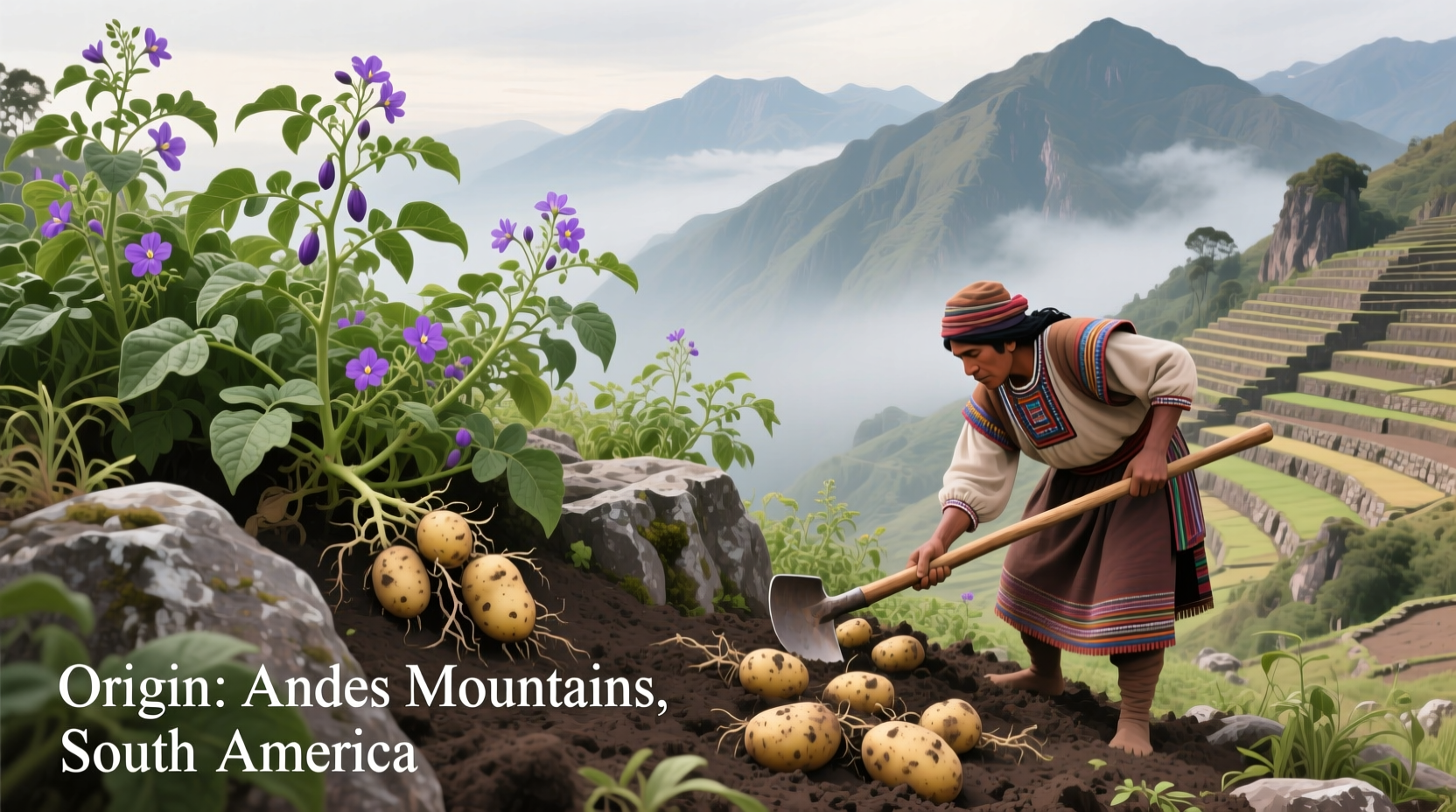 Potato Origins: Andean Roots of a Global Staple