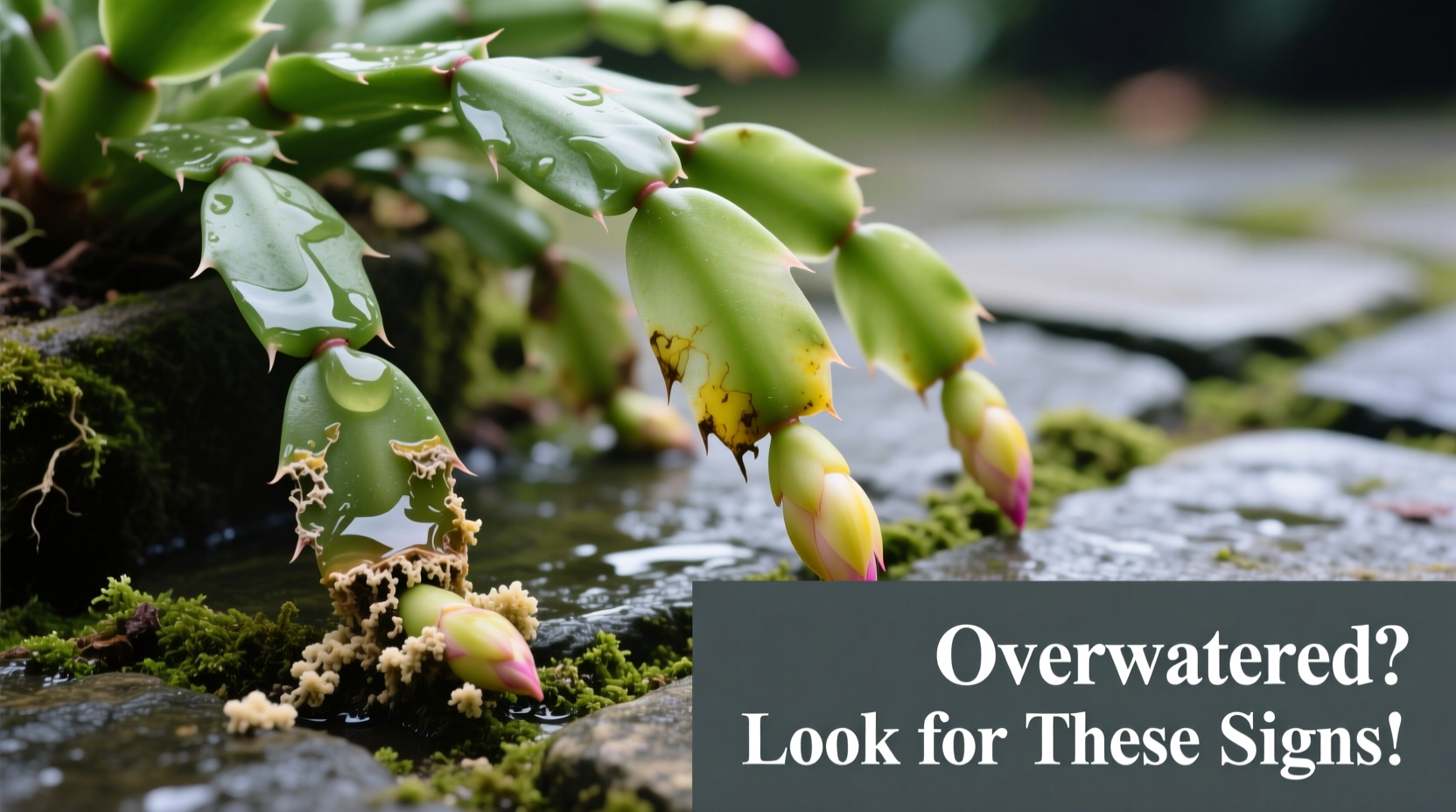 5 Signs of Overwatered Christmas Cactus | TheHomeSprouts