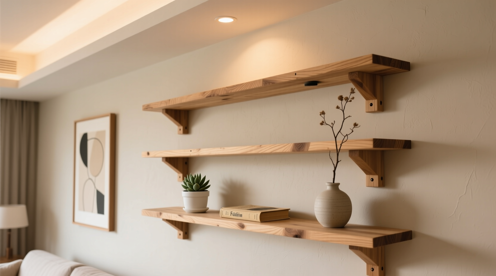 add storage with simple diy shelving