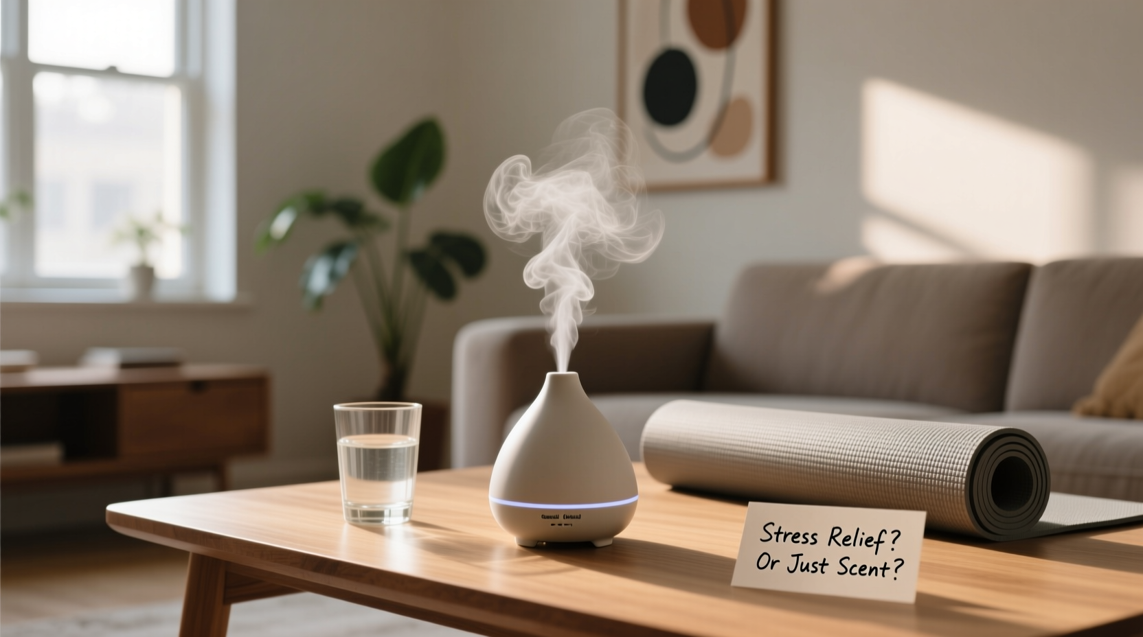 do essential oil diffusers help with stress or just scent placebo