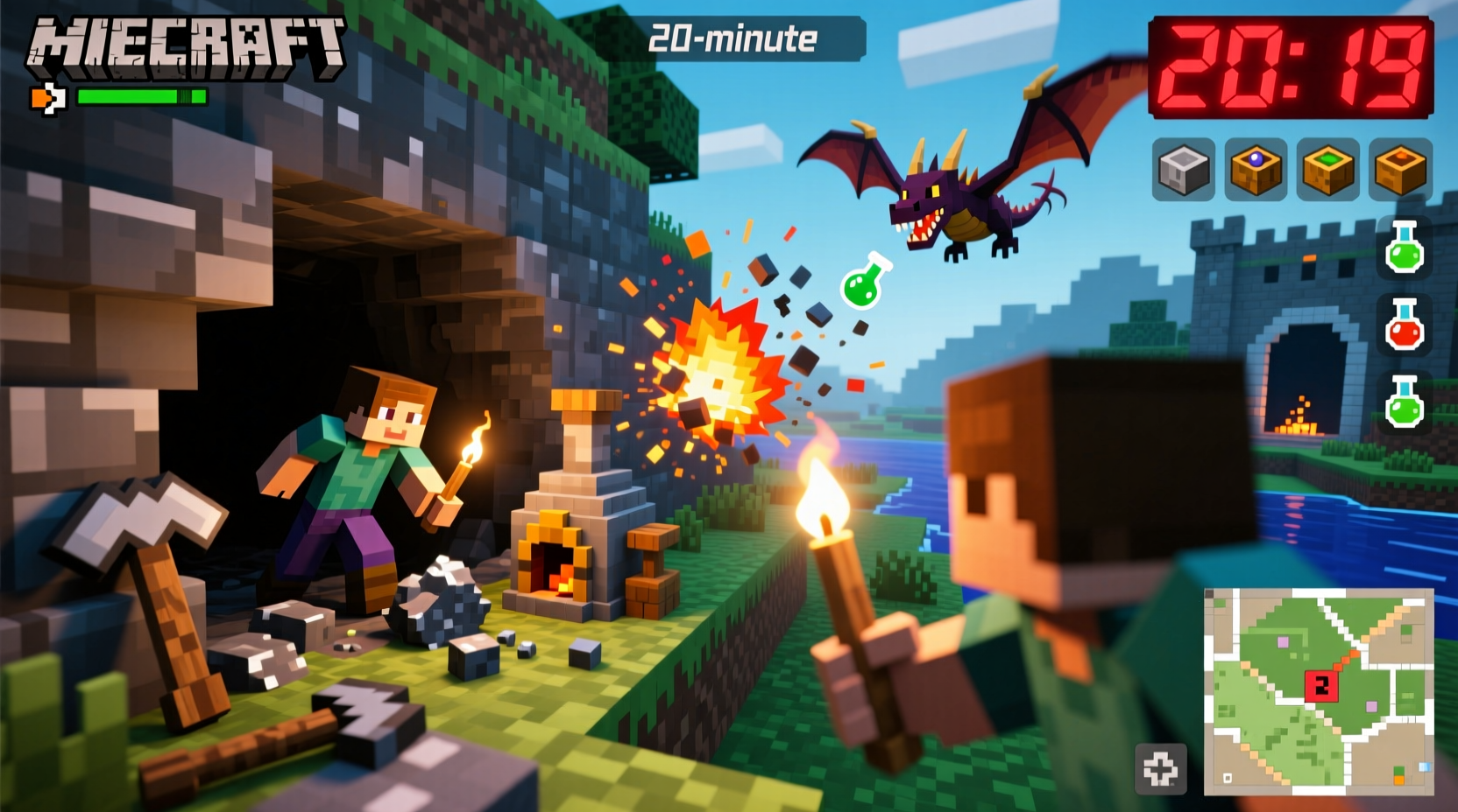 minecraft speedrun strategies for beating the game under 20 minutes