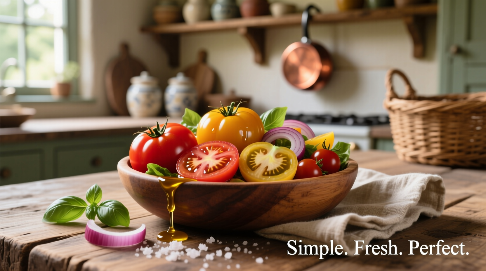 Perfect Marinated Tomato Salad Recipe in 15 Minutes