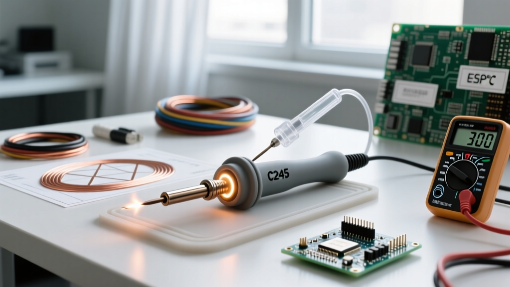 C245 Soldering Iron Setup and Temperature Calibration Guide