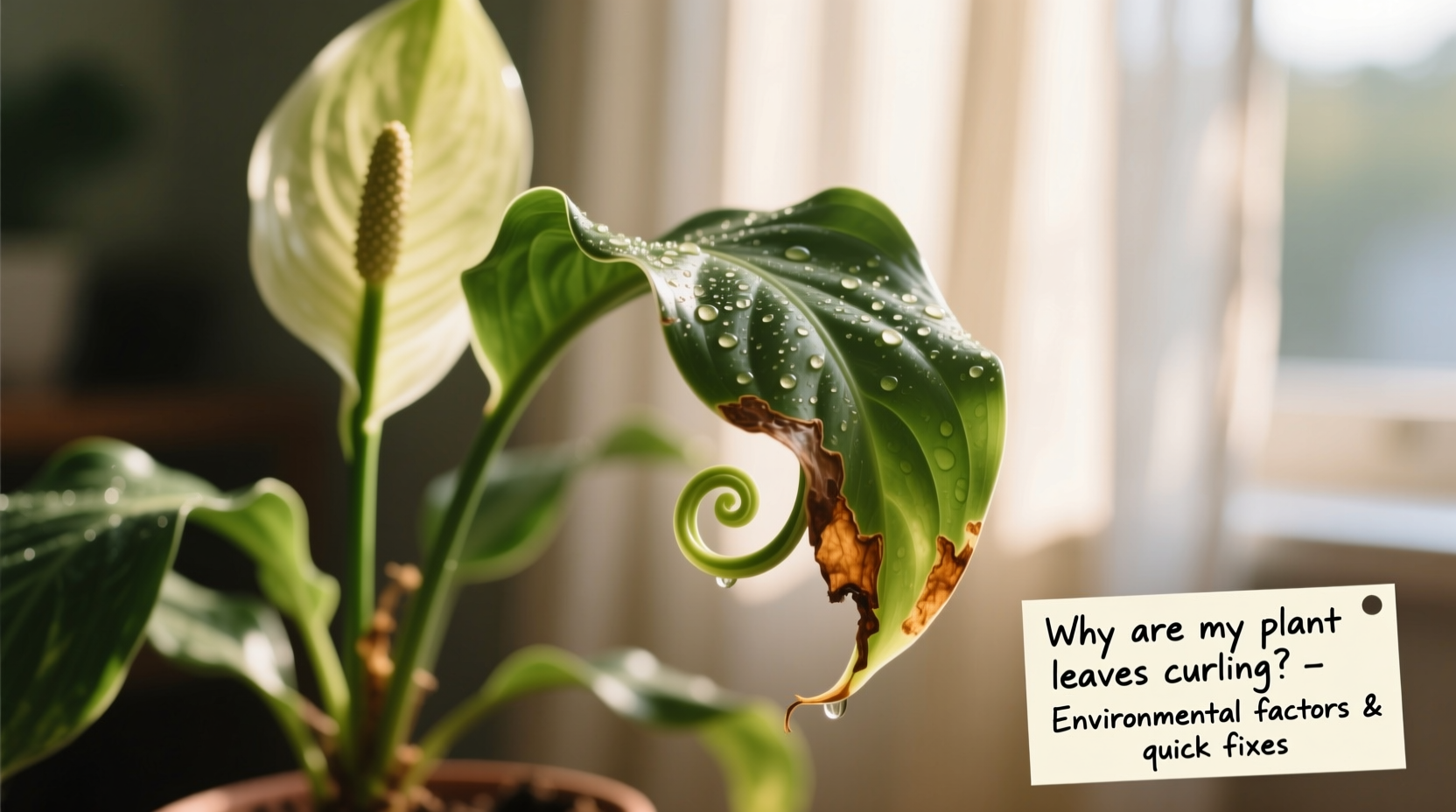 why is my plant leaves curling inward environmental factors and quick fixes