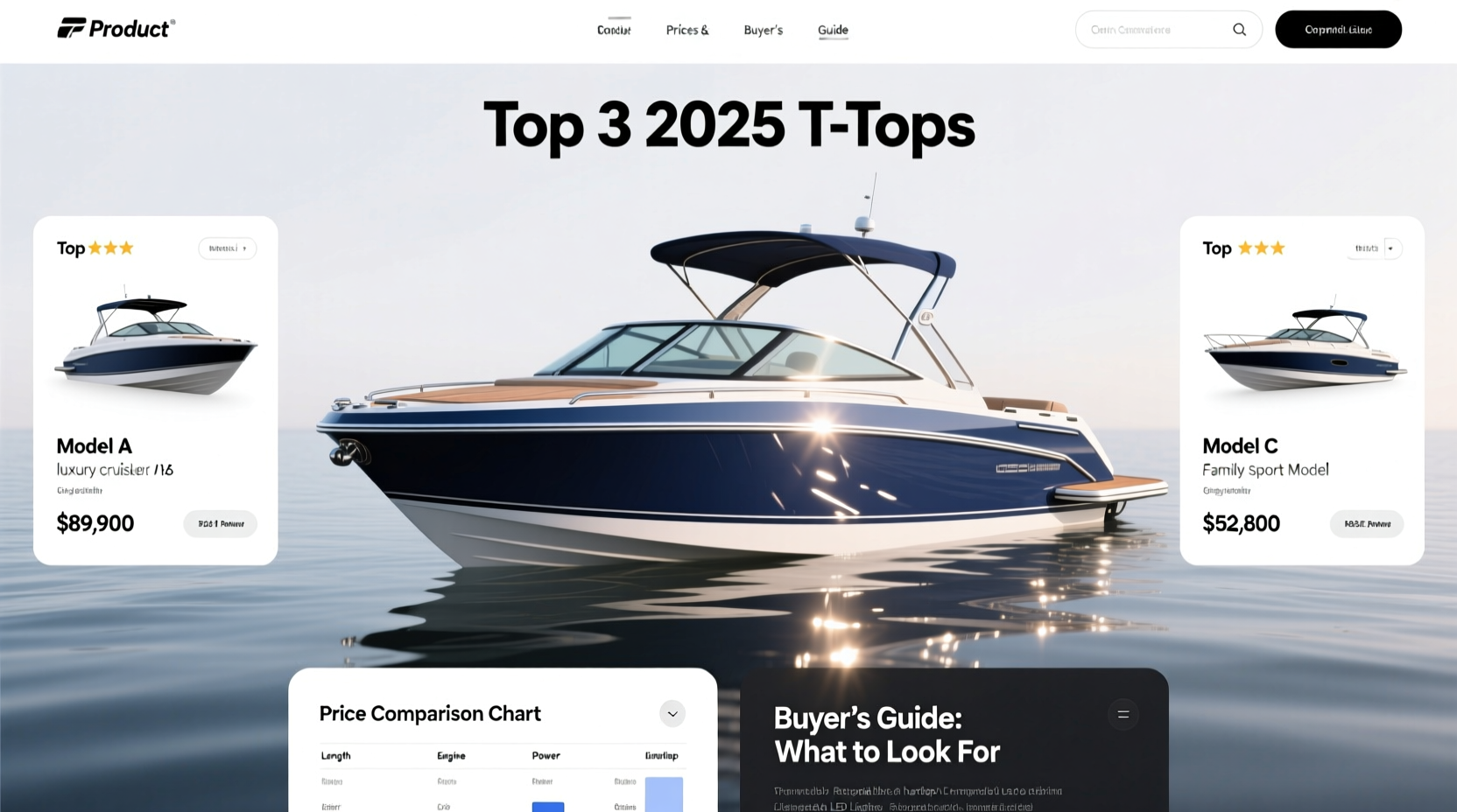 best selling t top boat t top