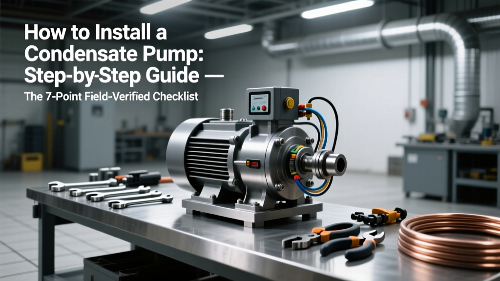 Condensate Pump Installation: 7-Point Field Checklist