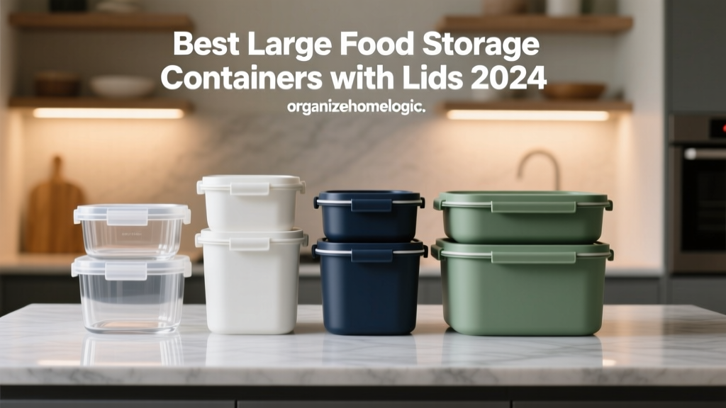 Best Large Food Storage Containers with Lids 2024