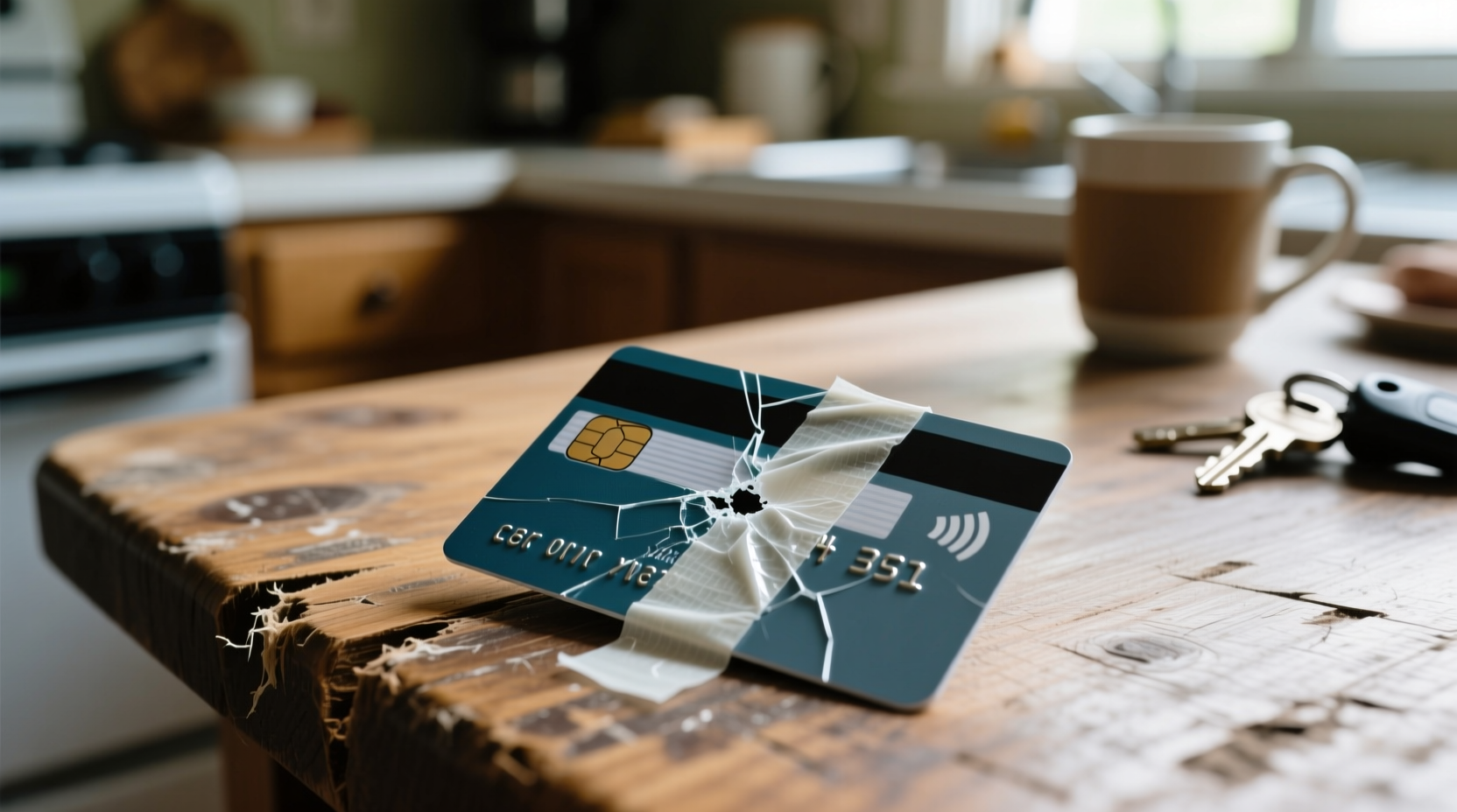 fix a credit card that wont swipe with a piece of tape