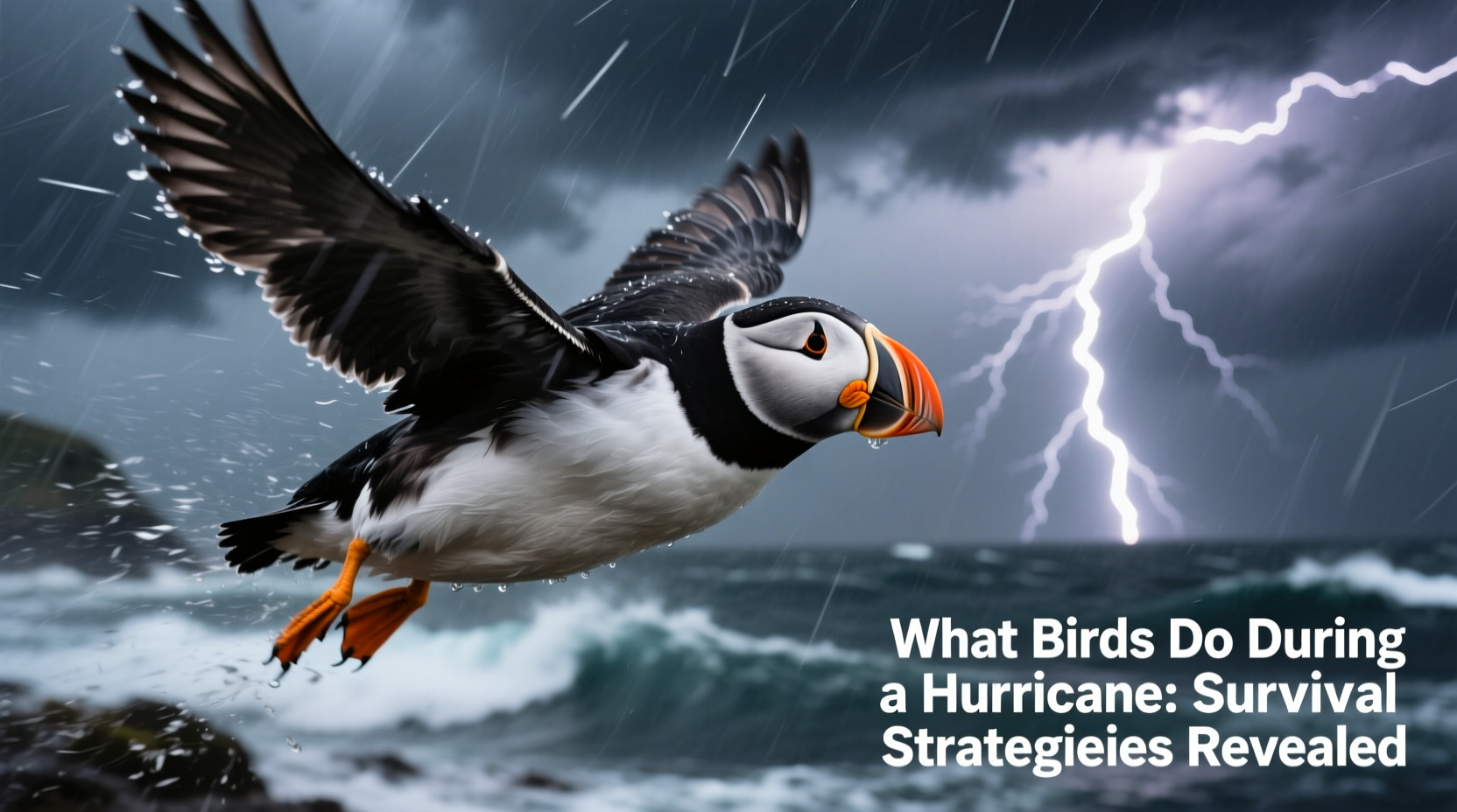 what do birds do during a hurricane