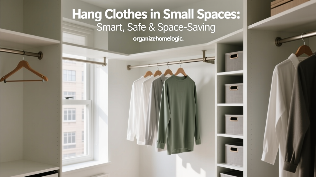 Hang Clothes in Small Spaces: Smart, Safe & Space-Saving