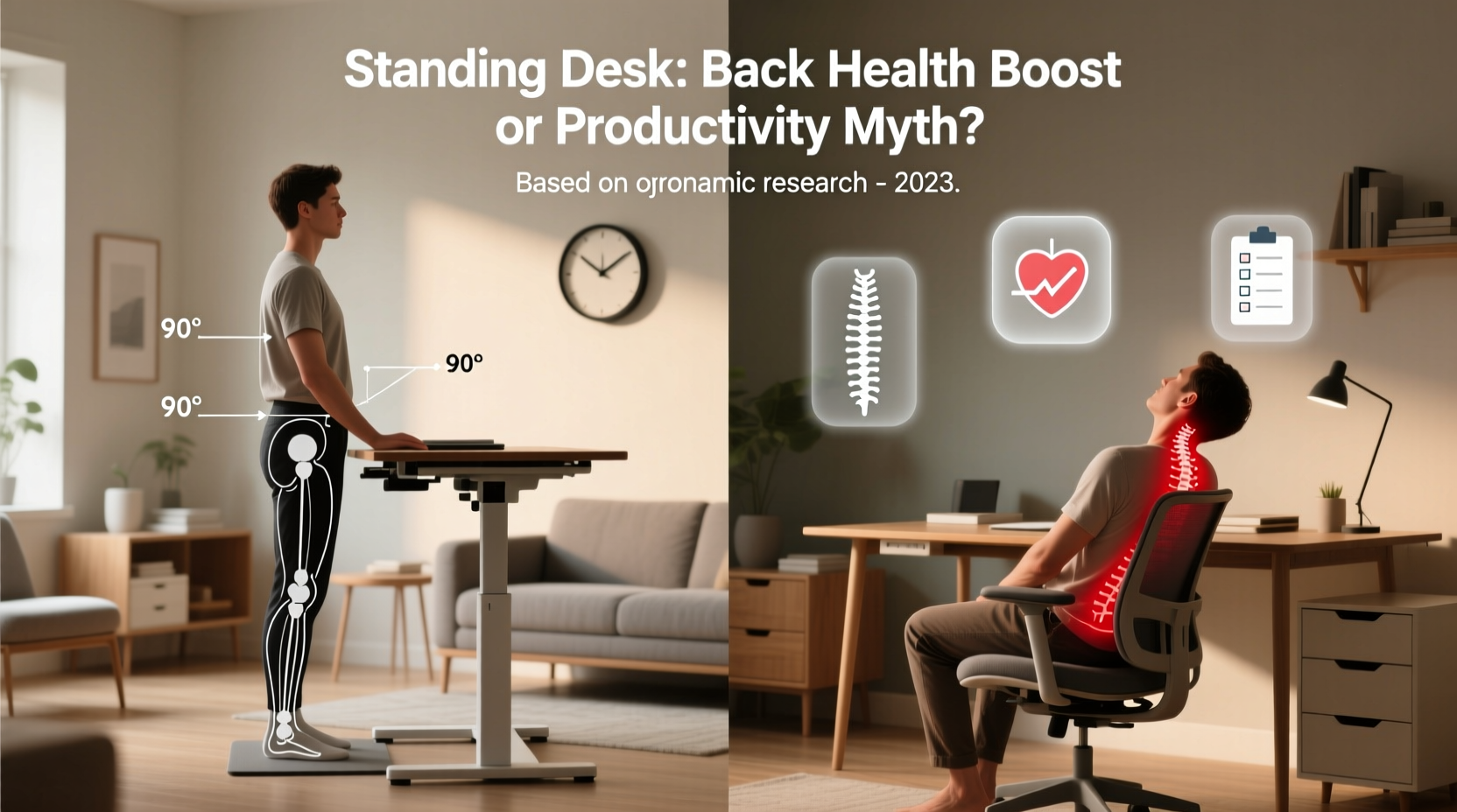 is a standing desk actually better for your back or just a productivity myth