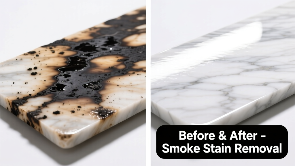 How to Remove Smoke Stains from Marble Surfaces