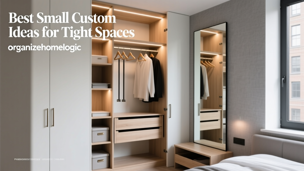 Best Small Custom Closet Ideas for Tight Spaces
