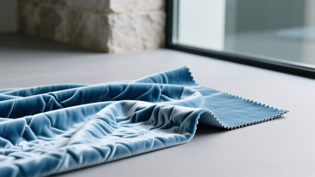 Light Blue Crushed Velvet Fabric: Buyer's Guide