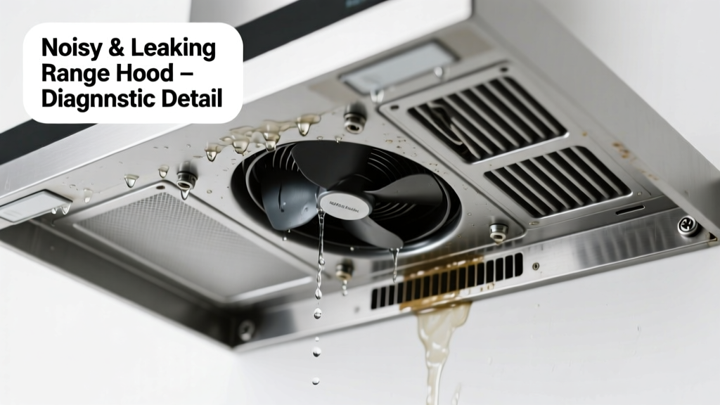 Range Hood Noisy & Leaking Water: Quick Diagnosis