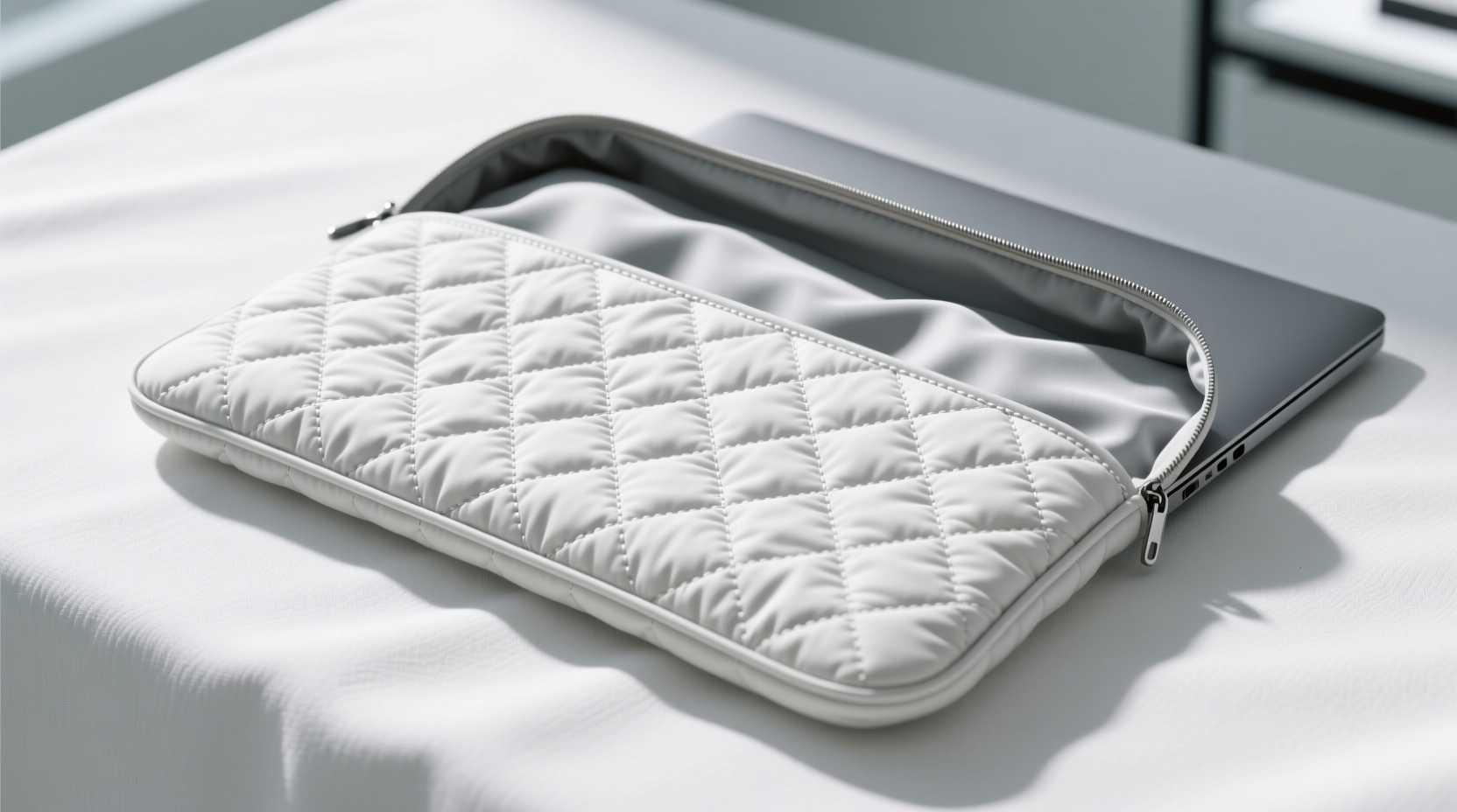 how to wash a quilted laptop sleeve safely
