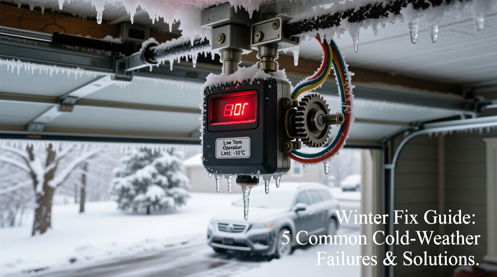 why does my garage door opener malfunction in cold weather fixes